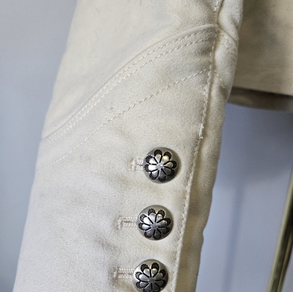 RALPH LAUREN RUGBY Cream Cotton Blazer Jacket. Size 8 - Picture 7 of 12